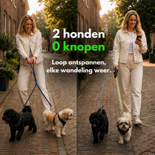 Norindo CordControl - Twee Honden, Nul Knopen