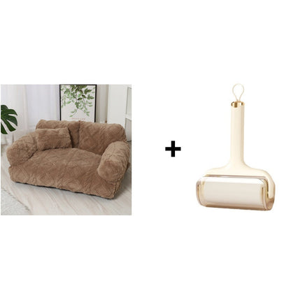 🌞Fris De Lente In Met 50% Korting!🐾 Pluche Kalmerend Huisdierbankje – Afneembare Wasbare Hoes | Orthopedisch & Anti-Slip!