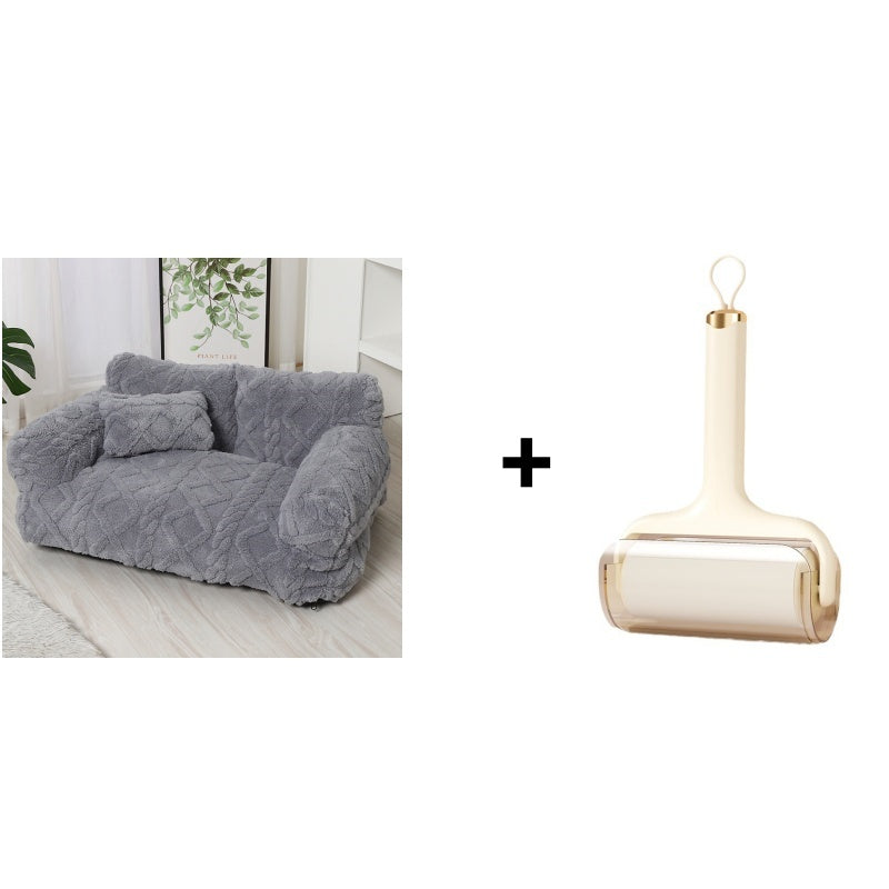 🌞Fris De Lente In Met 50% Korting!🐾 Pluche Kalmerend Huisdierbankje – Afneembare Wasbare Hoes | Orthopedisch & Anti-Slip!