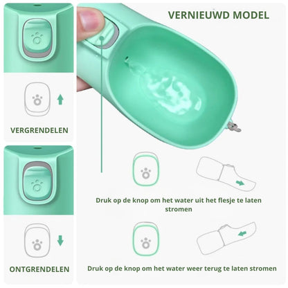 Norindo BuddyBottle – Luxe hondenbidon voor onderweg