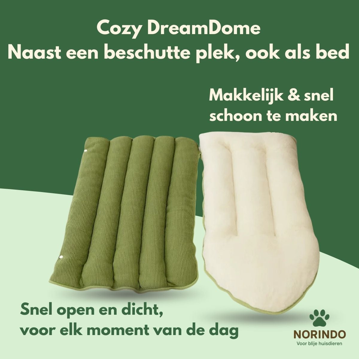 Norindo Cozy DreamDome — Warm de winter door