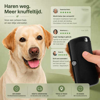 Norindo BrushBuddy - Hondenborstel voor vachtverzorging