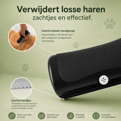 Norindo BrushBuddy - Hondenborstel voor vachtverzorging
