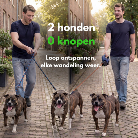 Norindo CordControl - Twee Honden, Nul Knopen
