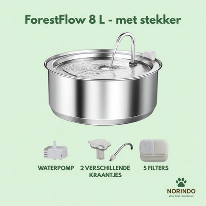 Norindo ForestFlow – Fris stromend water voor gelukkige viervoeters