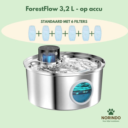 Norindo ForestFlow – Fris stromend water voor gelukkige viervoeters