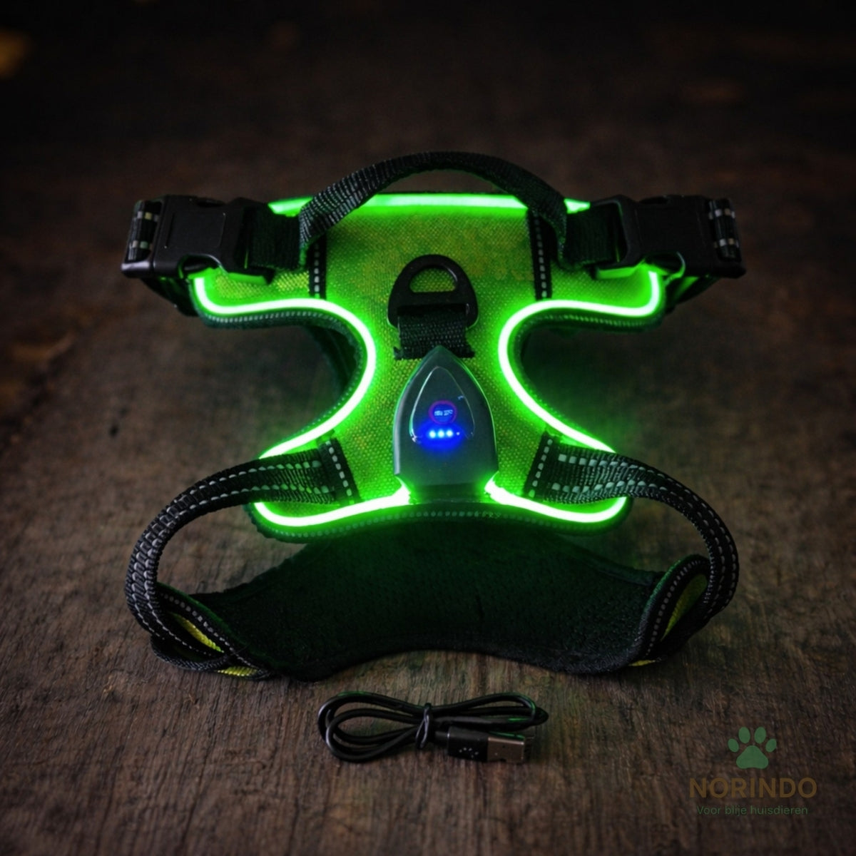 Norindo GlowGuard — Veilig zichtbaar in het donker