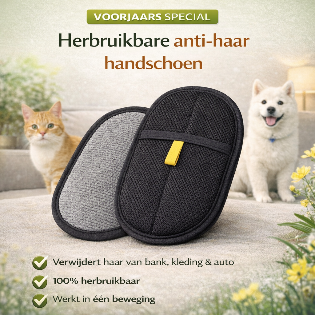 Norindo HairHero - Herbruikbare anti-haar handschoen