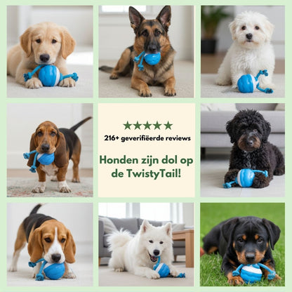 Norindo TwistyTail – Rolt automatisch, met bewegingssensor