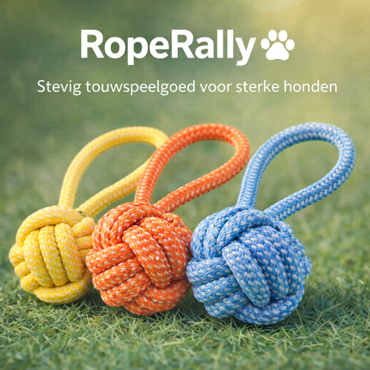 Norindo RopeRally – Stevig Trek- en Speeltouw voor Honden
