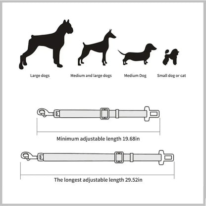 Verstelbare Autogordel Voor Kat én Hond