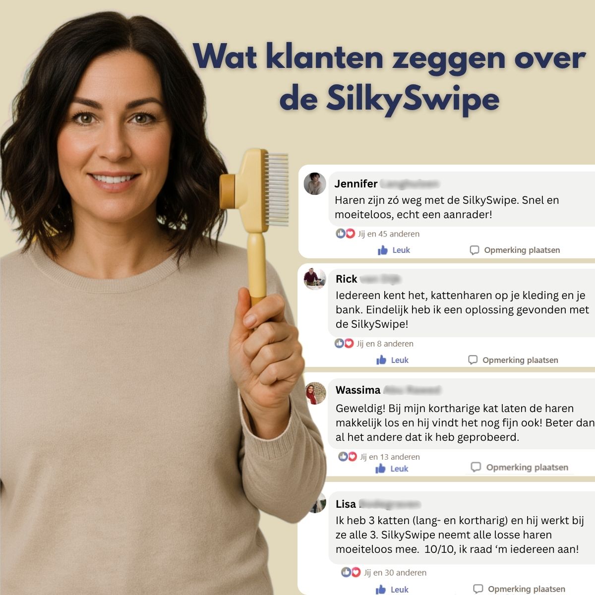 Norindo SilkySwipe – Houdt de vacht glanzend en klitvrij