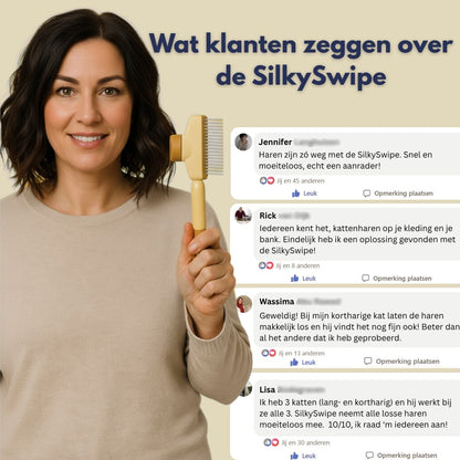 Norindo SilkySwipe – Houdt de vacht glanzend en klitvrij