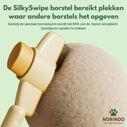 Norindo SilkySwipe – Houdt de vacht glanzend en klitvrij