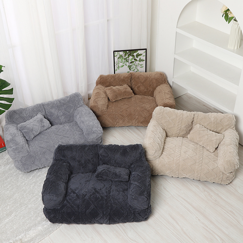 🌞Fris De Lente In Met 50% Korting!🐾 Pluche Kalmerend Huisdierbankje – Afneembare Wasbare Hoes | Orthopedisch & Anti-Slip!