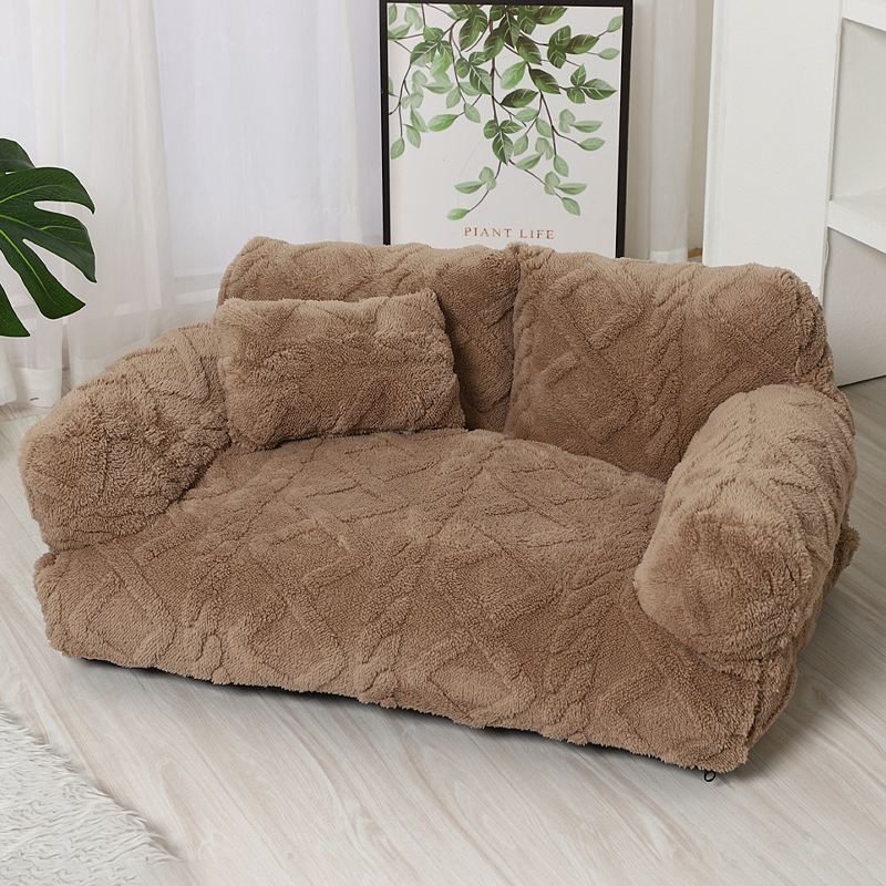 🌞Fris De Lente In Met 50% Korting!🐾 Pluche Kalmerend Huisdierbankje – Afneembare Wasbare Hoes | Orthopedisch & Anti-Slip!