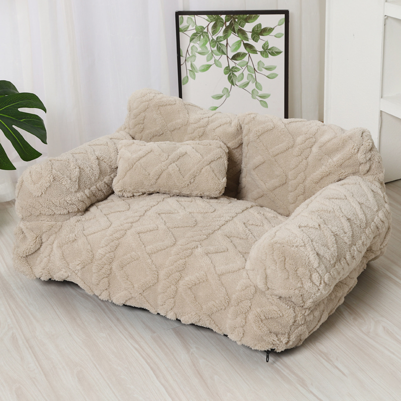 🌞Fris De Lente In Met 50% Korting!🐾 Pluche Kalmerend Huisdierbankje – Afneembare Wasbare Hoes | Orthopedisch & Anti-Slip!