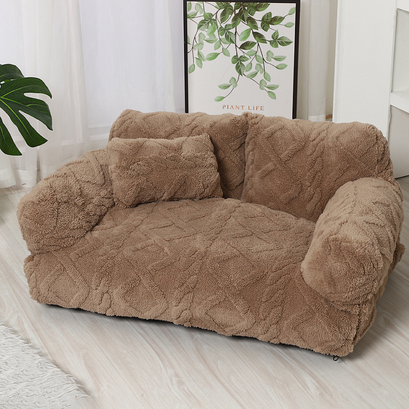 🌞Fris De Lente In Met 50% Korting!🐾 Pluche Kalmerend Huisdierbankje – Afneembare Wasbare Hoes | Orthopedisch & Anti-Slip!
